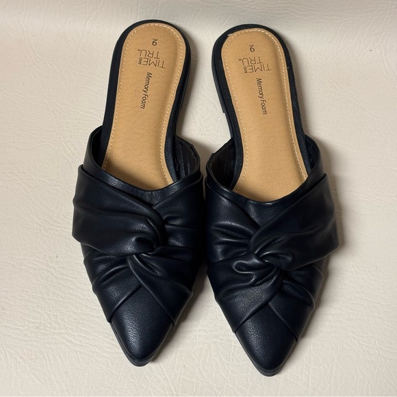 Time and Tru Women's Slip on Dress Twist Mule Sz 9 - Picture 1 of 7
